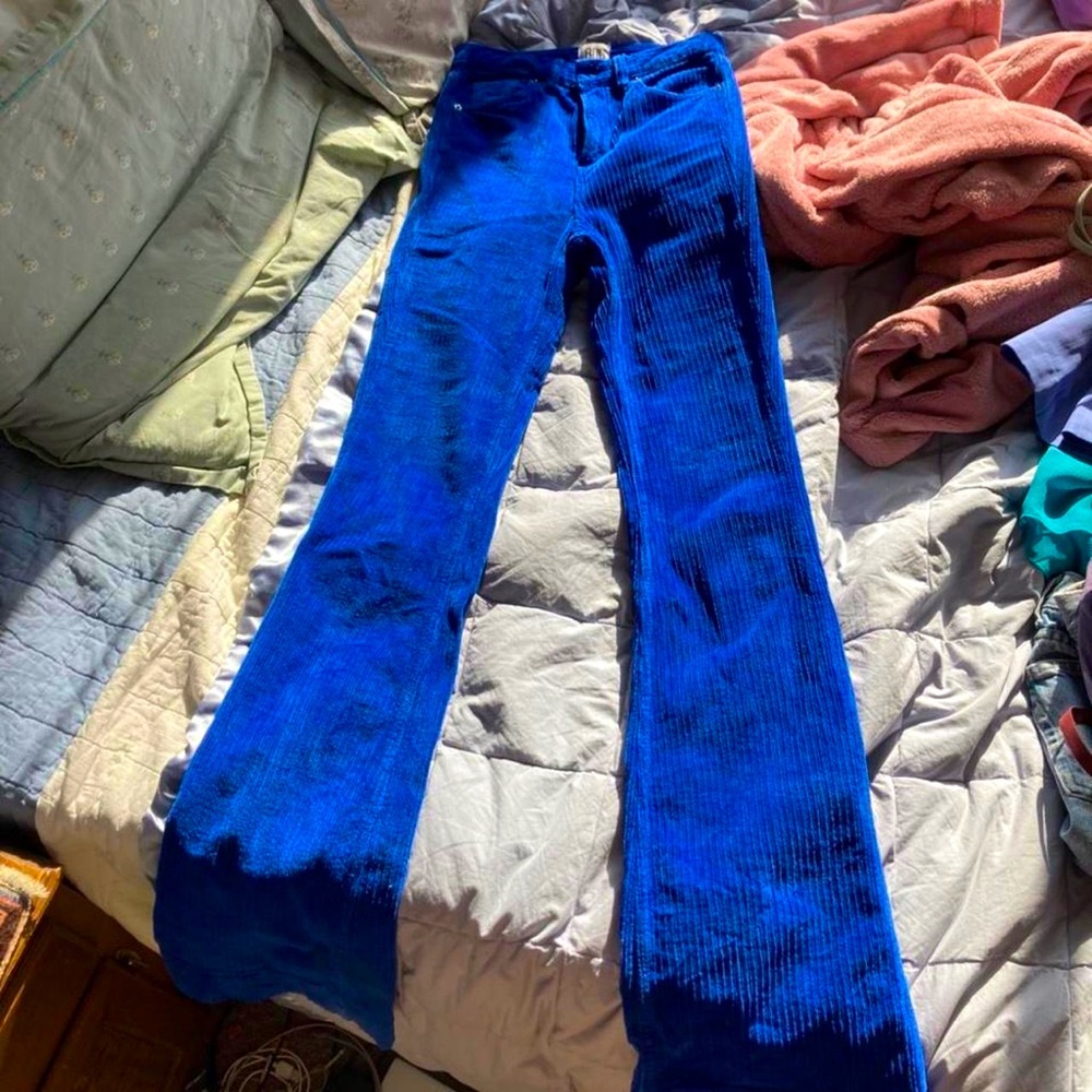 Urban Outfitters Electric Blue Corduroy Pants